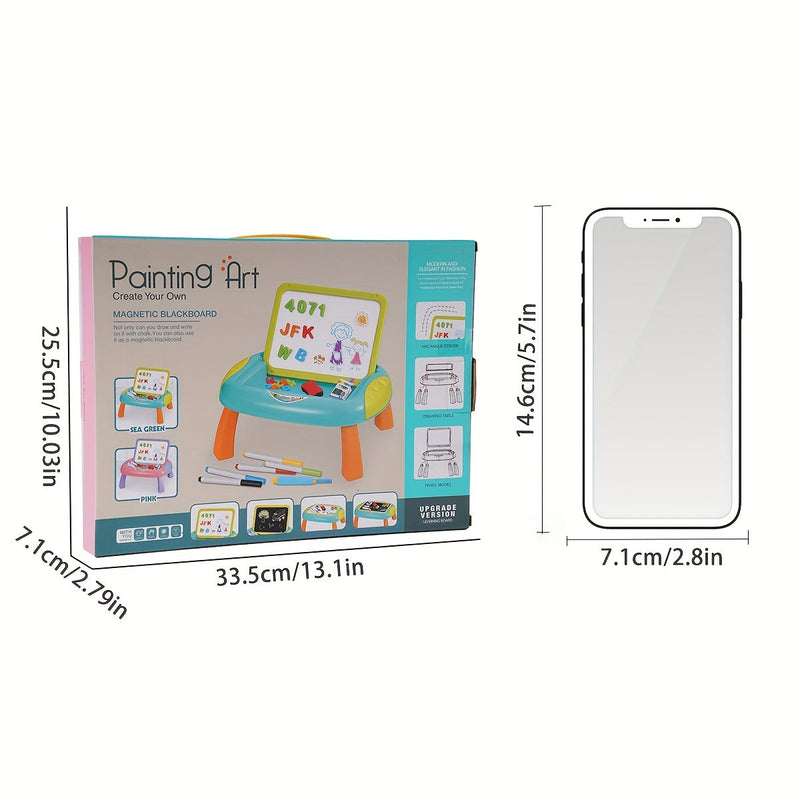 Edukacyjna Tablica Rysunkowa dla Dzieci – Dwustronna z Magnetycznymi Cyframi i Literami do Kreatywnej Nauki