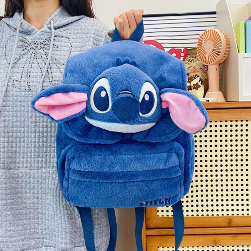 Disney Stitch Pluszowy Plecak dla Dzieci – Uroczy i Trwały na Szkołę i Codzienne Użycie