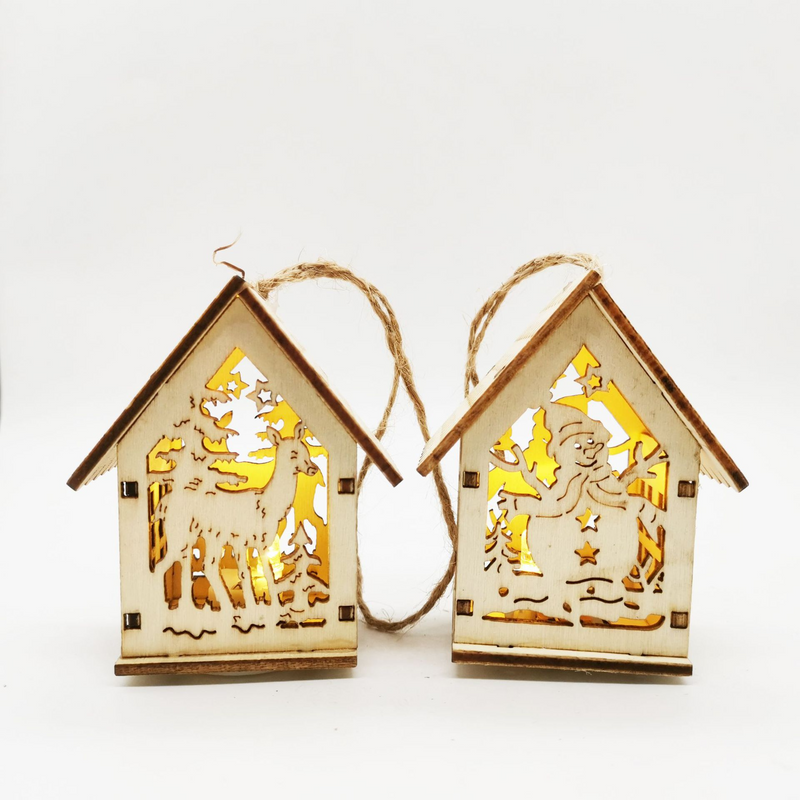 Set of Wooden Christmas Decorations – Magical and Atmospheric