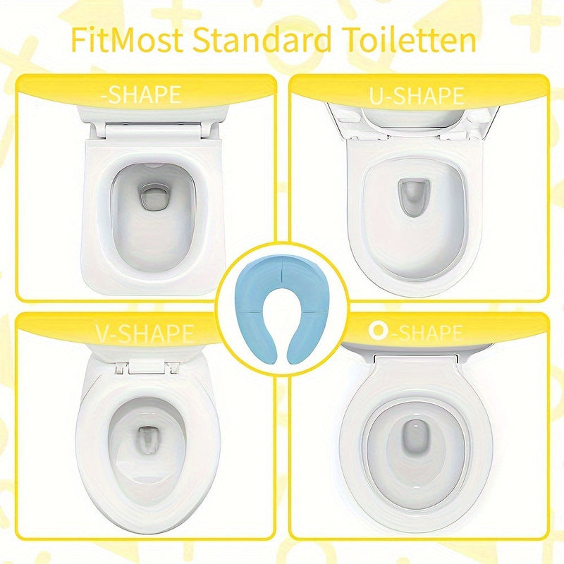 Przyjazne dla podróży siedzisko na toaletę dla dzieci – przenośne i antypoślizgowe dla łatwego korzystania z toalety
