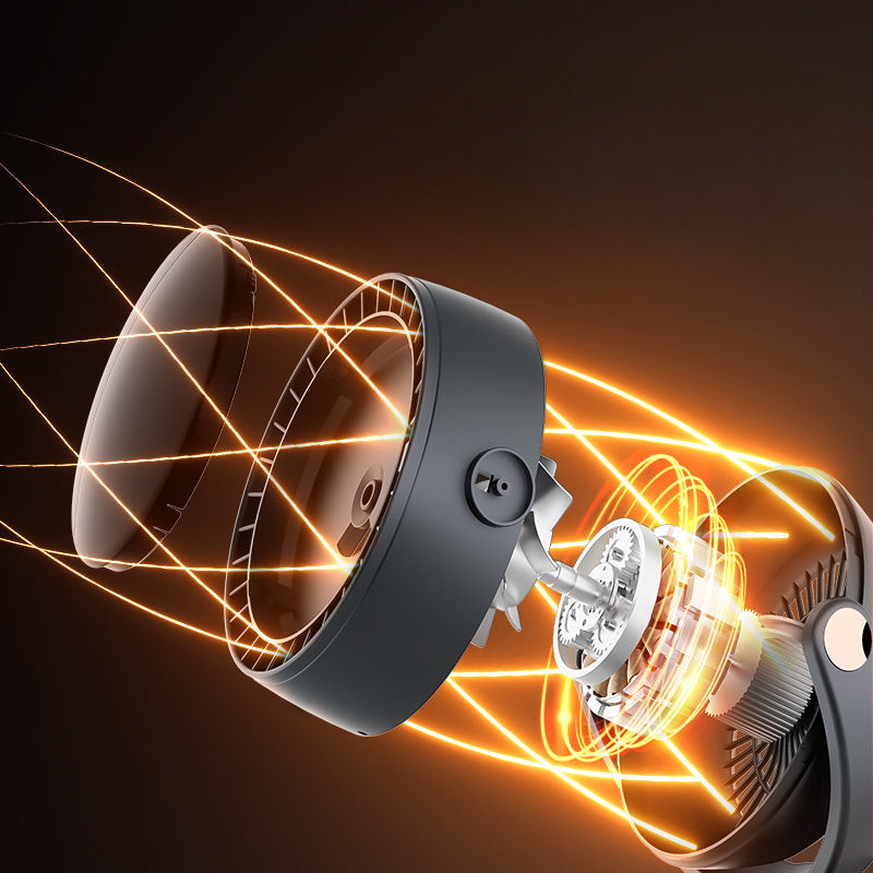 Ventilator portabil fără pale cu afișaj digital – răcire silențioasă și reîncărcabilă pentru utilizare internă și externă