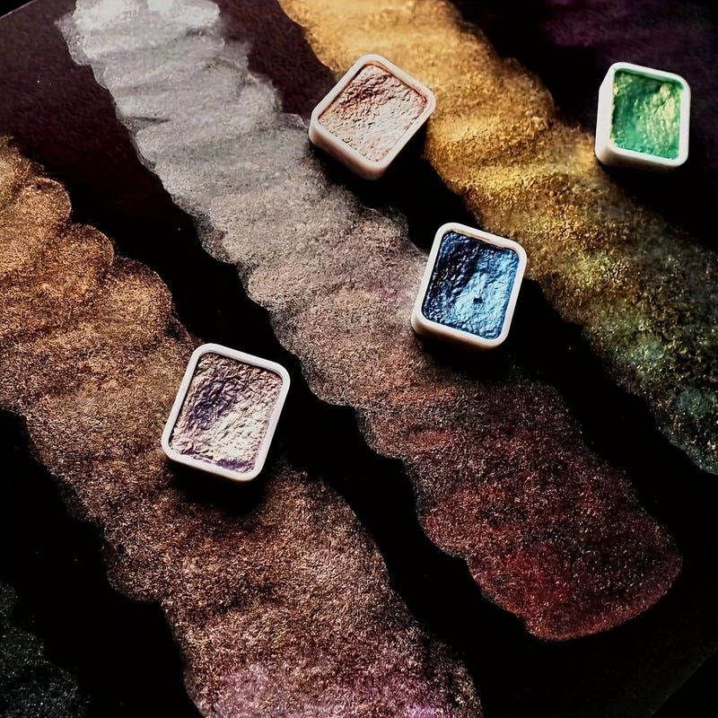 Zestaw farb akwarelowych Pearl – 20 kolorów w stałej formie do malarstwa i kaligrafii