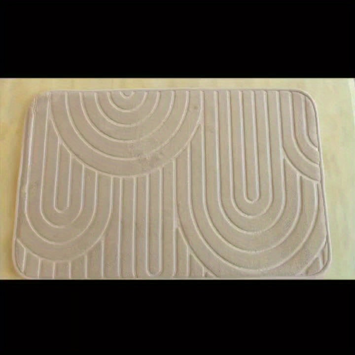 Geometryczna Mata Antypoślizgowa do Łazienki – Wygodna i Stylowa dla Twojej Łazienki