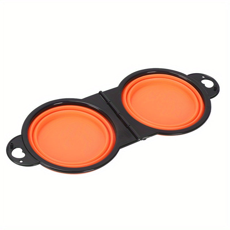 Összecsukható Kétoldalú Kutya Tálak – Kényelmes és Hordozható Utazáshoz és Sétához