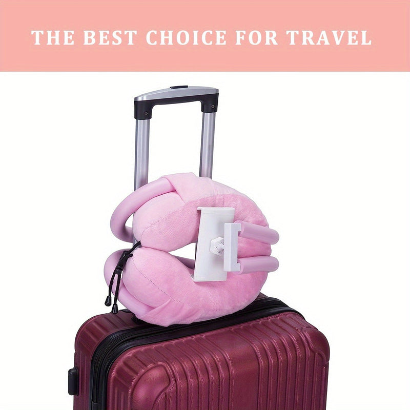 ReisLuxe Regulowany Podparcie Szyi z Uchwytami na Telefon - Dla Komfortu i Wygody