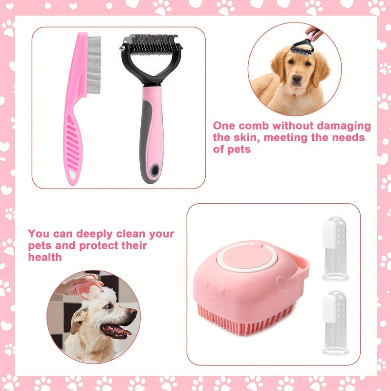 8-element Dog Care Set - For Your Pet's Healthy and Shiny Coat