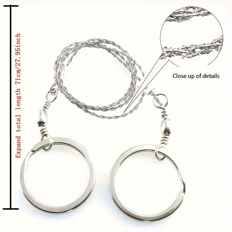 Wielofunkcyjna Piłka Druciana ze Stali Nierdzewnej – Niezbędne Narzędzie Survivalowe do Kempingu i Przygodów na Świeżym Powietrzu