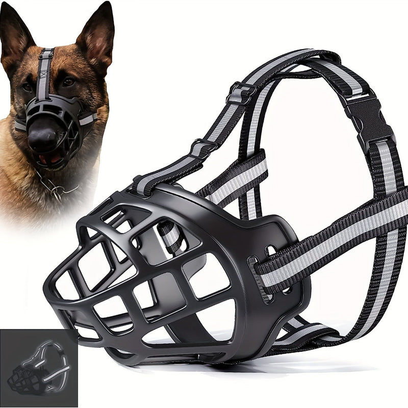 Adjustable dog muzzle – Breathable and safe for training and walks