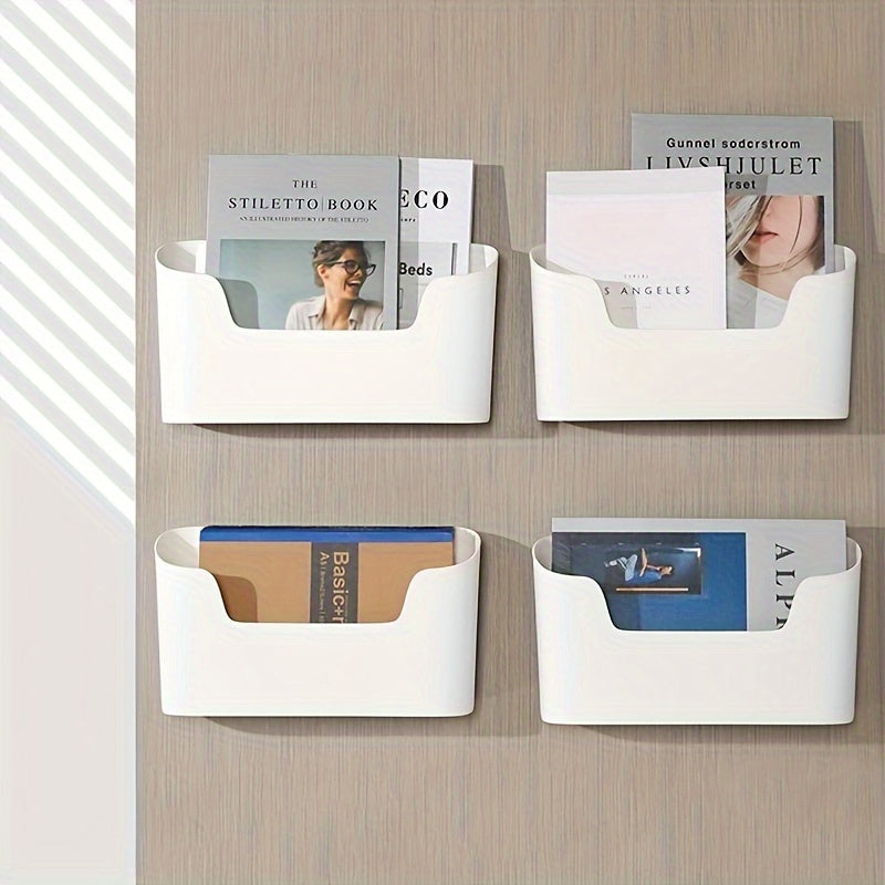 Zestaw 2-elementowy Organizerów na Ścianę – Kompaktowy i Praktyczny do Natychmiastowej Przestrzeni do Przechowywania Bez Wiercenia