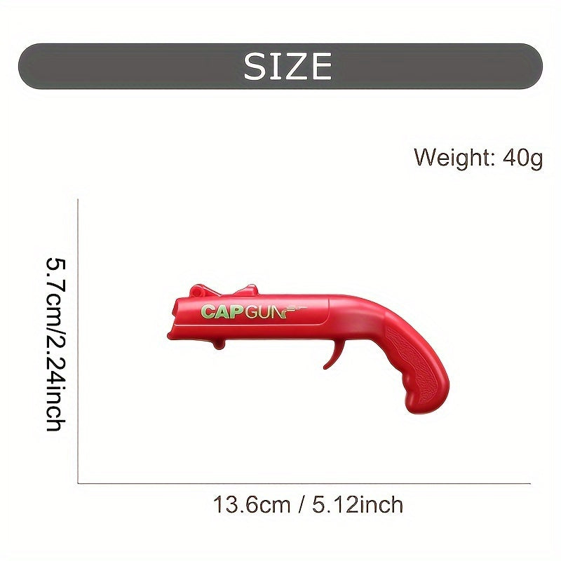 Zabawny Pistolet na Kapiszony – Kreatywny Pistolet z Efektami Dźwiękowymi i Świetlnymi na Imprezy i Gry