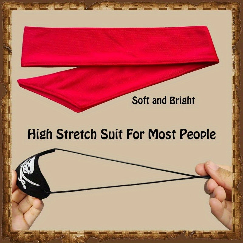 Kompletny zestaw akcesoriów pirackich – Z papugą, piracką opaską na oko i mieczem do kostiumów