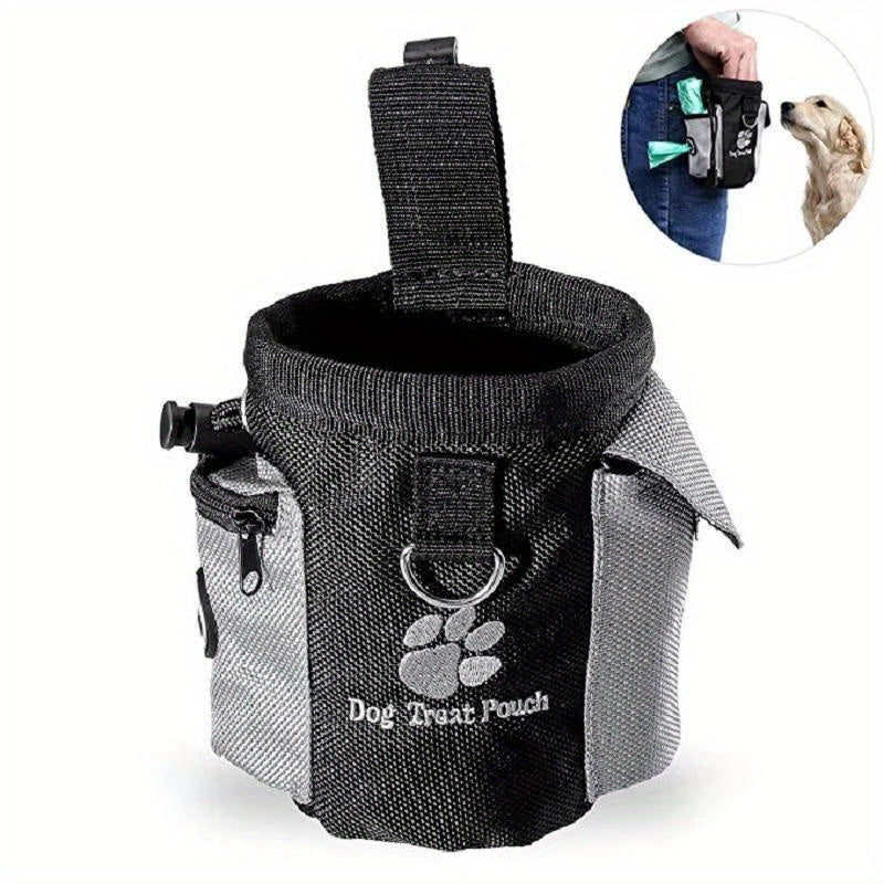 Treat pouch for dogs with dispenser for waste bags – Ideal for training and walks