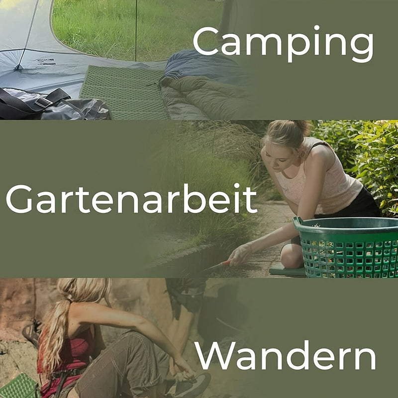 Lekka Składana Mata do Siedzenia – Trwała i Wygodna do Kempingu, Wędrówek i Przygód na Świeżym Powietrzu