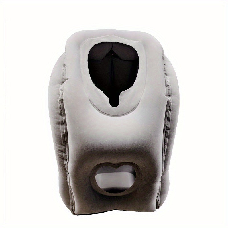 Nadmuchiwany Poduszka Podróżna na Szyję z Wycięciem w Kształcie Serca – Kompaktowa i Możliwa do Prania