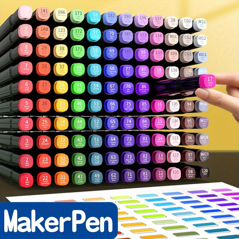 TouchHero 168 Kolorów Markery Alkoholowe – Profesjonalne i Wszechstronne