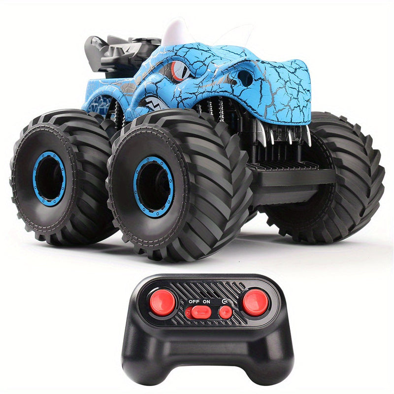DinoBlaze Stuntauto - Spektakularny RC Monstertruck z Dymem i Światłem