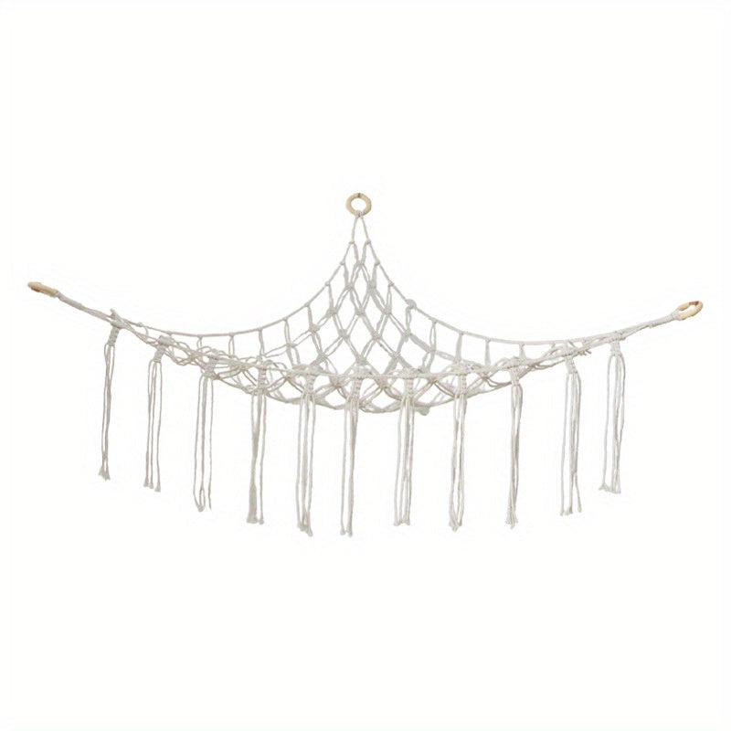 SnuggleNet Hamac pentru Jucării de Pluș - Soluție Stilată pentru Depozitarea Jucăriilor