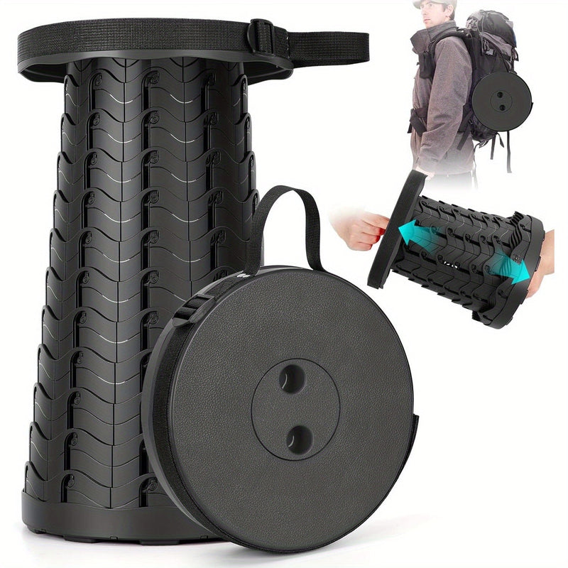 Składane Krzesło z Pasek do Noszenia - Kompaktowe i Wytrzymałe na Przygody na Świeżym Powietrzu