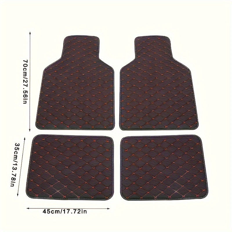 Luksusowe dywaniki PU-skórzane do samochodów – Trwałe i łatwe w utrzymaniu