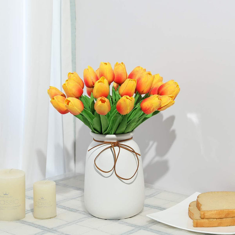 Set of 15 Realistic Tulip Flowers – Ideal for Weddings and Seasonal Decorations