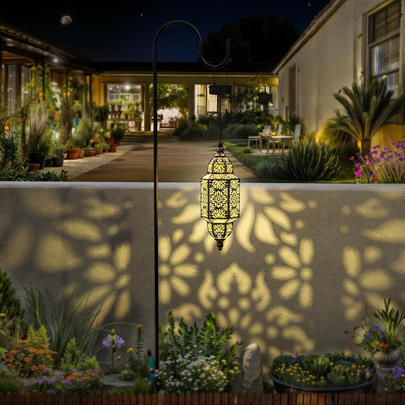 Marokańska Lampa Nastrojowa - Vintage Elegancja na Zewnątrz