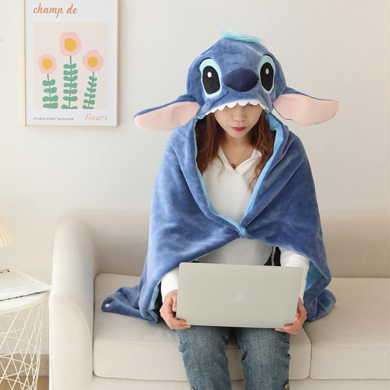 Disney Stitch Hoodie Koc – Ciepły i Uroczy na Letnie Wieczory Filmowe lub Święta