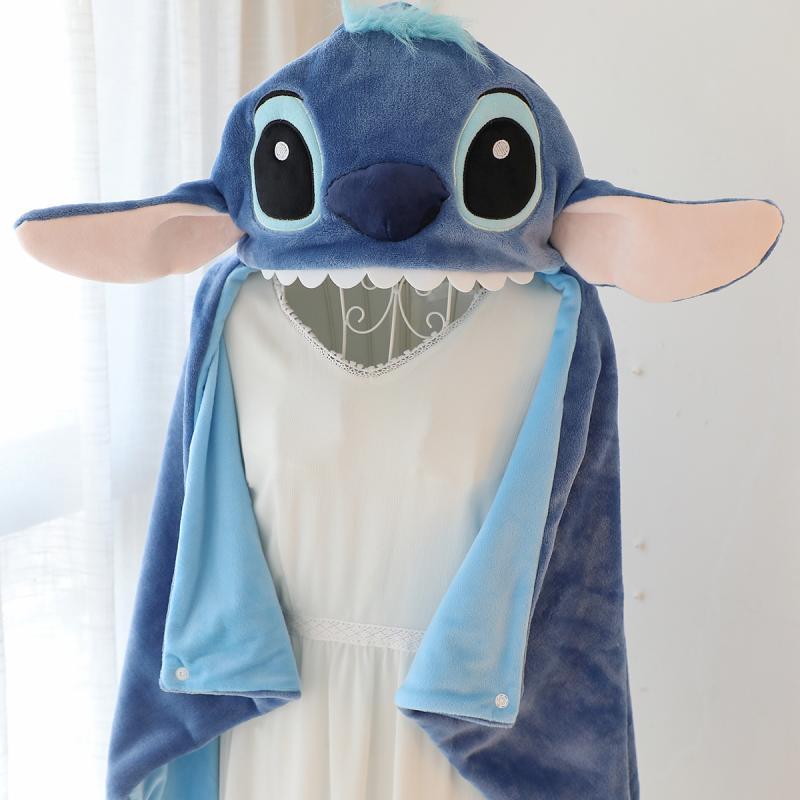Disney Stitch Hoodie Koc – Ciepły i Uroczy na Letnie Wieczory Filmowe lub Święta