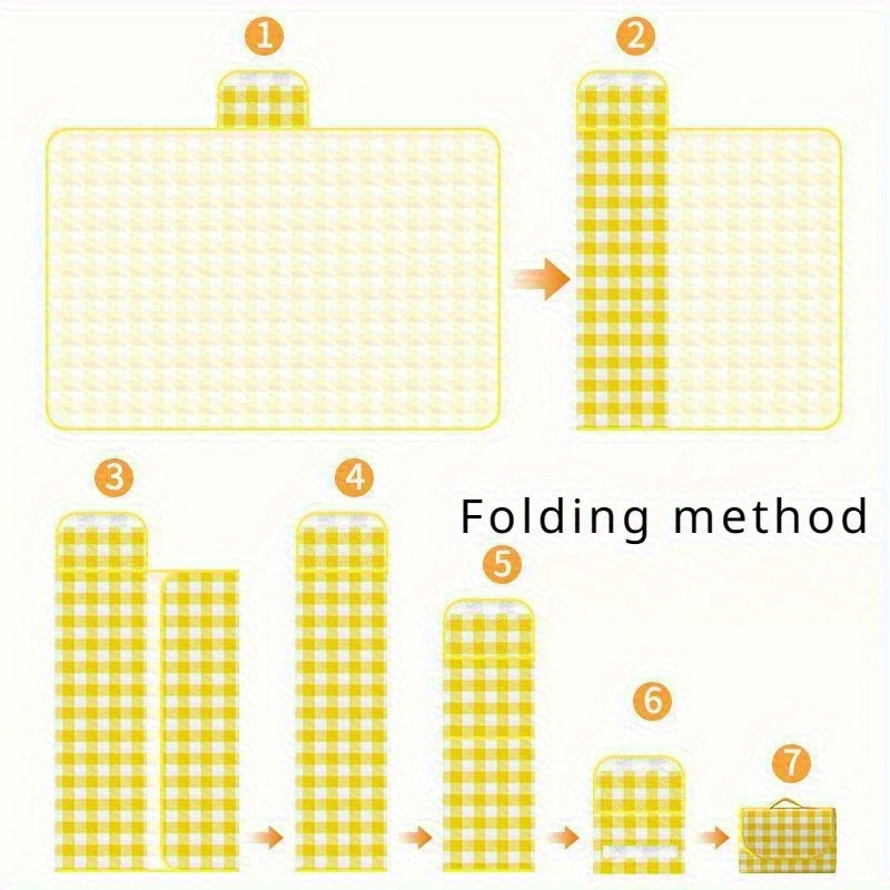Wodoodporna i Składana Koc Piknikowy – Idealny na Kemping, Plażę i Przygody na Świeżym Powietrzu