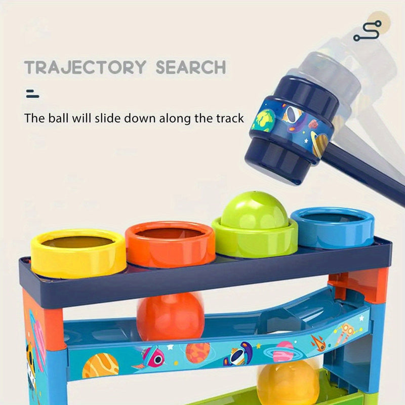 Kolorowy System Rolenia Piłek – Edukacyjna Zabawka dla Dzieci