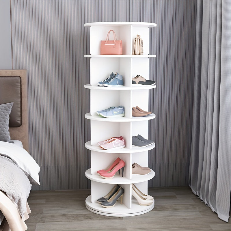 ShoeSpin 360° Obrotowy Stojak na Buty - Oszczędzający miejsce i wielofunkcyjny