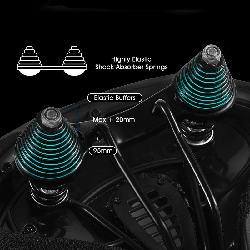 Ergonomiczne Szerokie Siodełko Rowerowe z Dodatkowym Wypełnieniem dla Komfortowej Jazdy