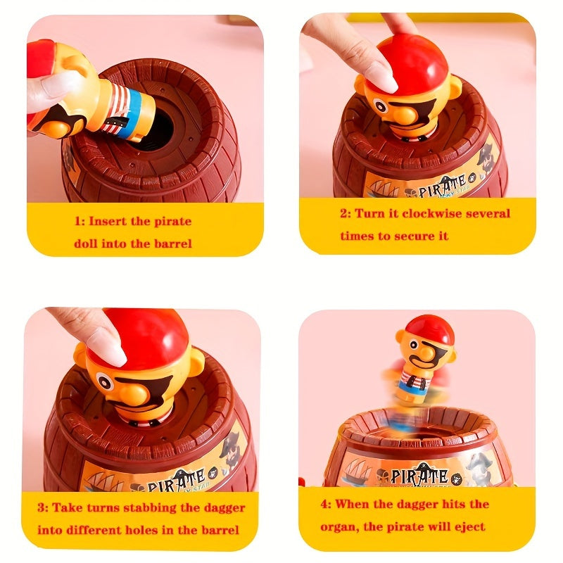 Gra Piracka W szczęśliwej beczce - Ekscytująca, Zabawna i Odpowiednia dla Całej Rodziny