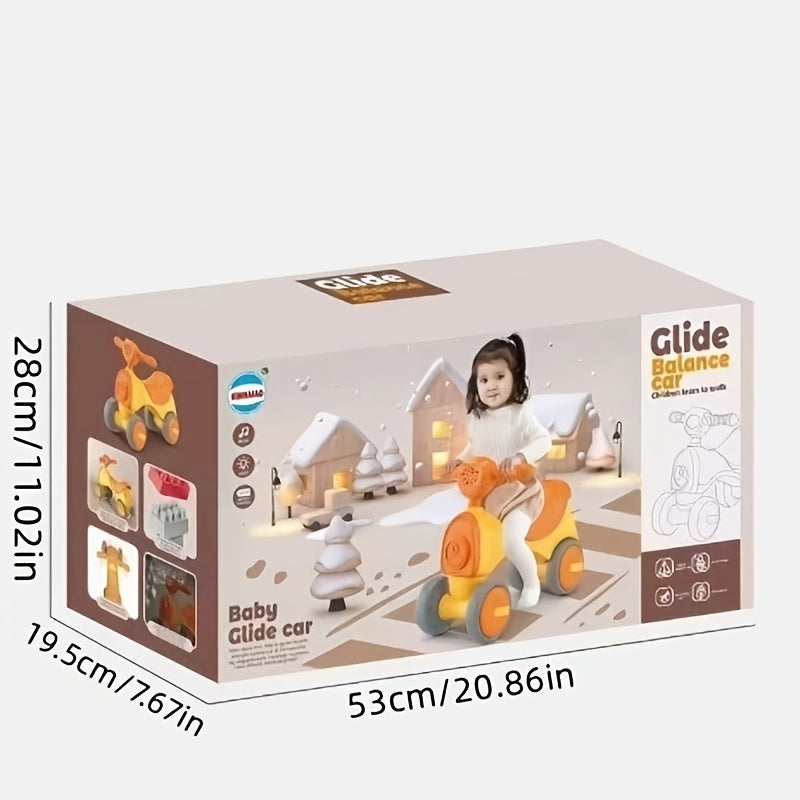 Stabilny Rower Balanser dla Dzieci – Nauka Chodzenia i Stania w Radosnych Kolorach i Bezpieczeństwie