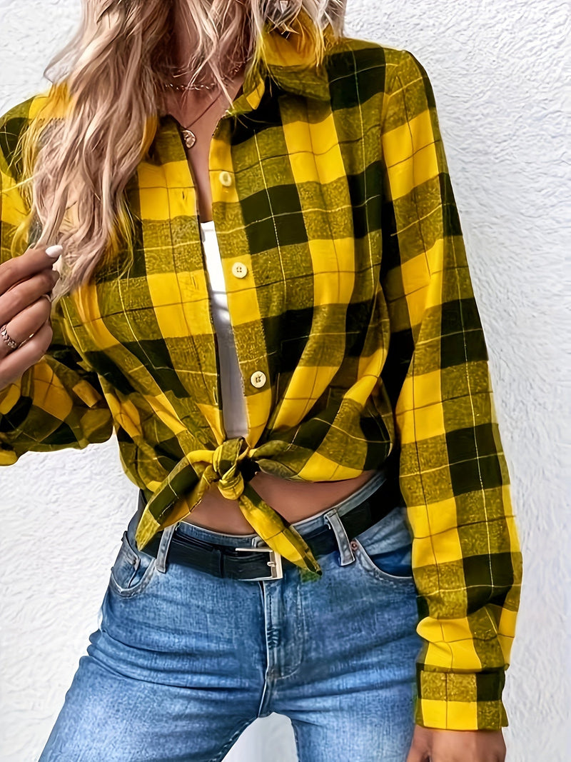 Casual Ruit Blouse – Stylowa i Wygodna na Wiosnę i Jesień