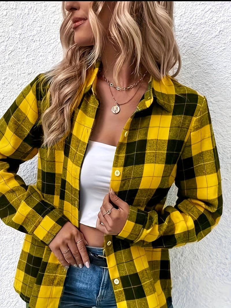 Casual Ruit Blouse – Stylowa i Wygodna na Wiosnę i Jesień