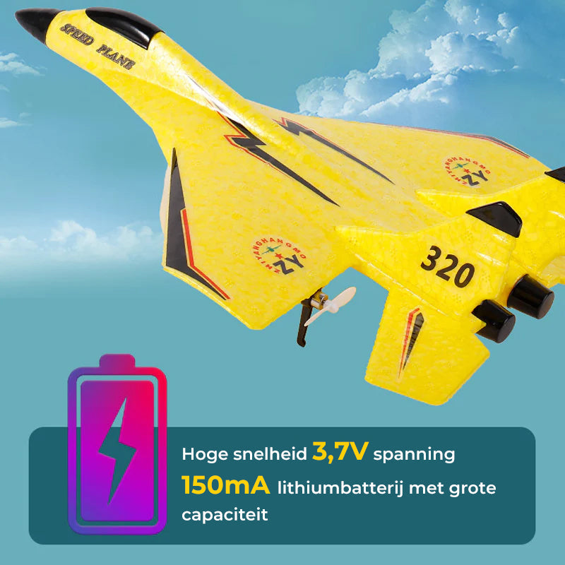 Avion puternic controlat de la distanță - Pentru pilotul aventuros