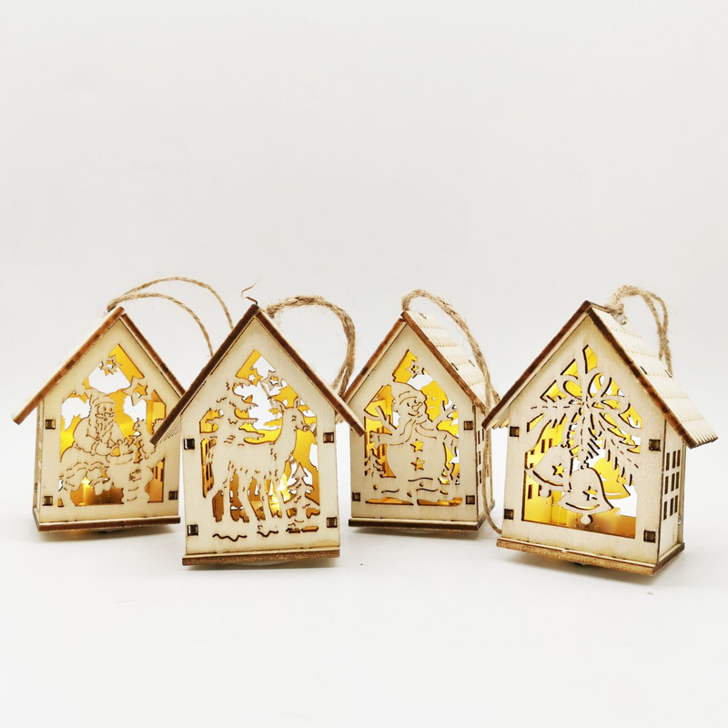 Set of Wooden Christmas Decorations – Magical and Atmospheric