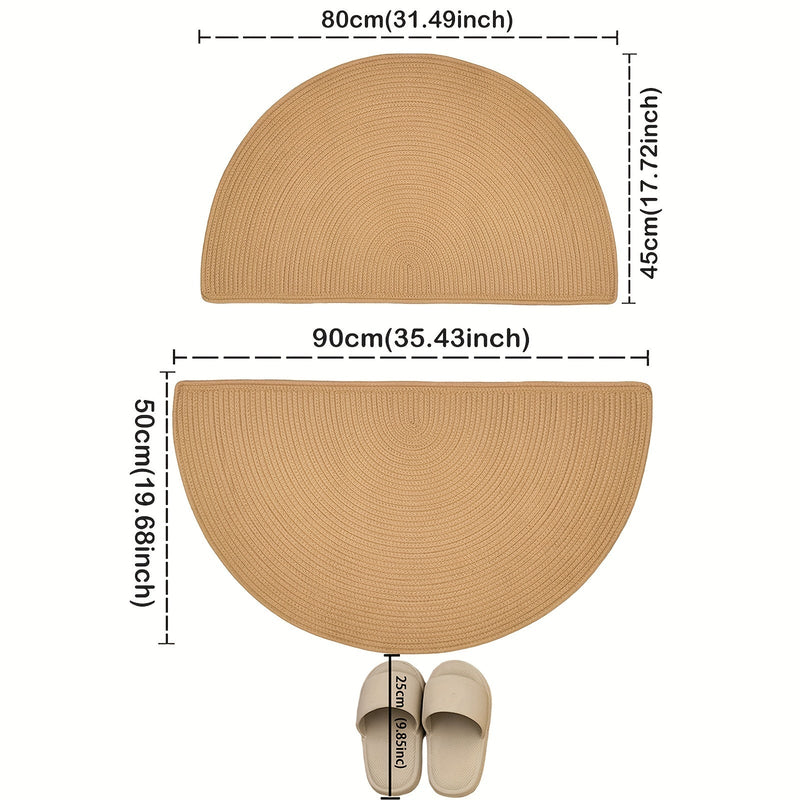 Boho Ręcznie Wykonana Mata Łazienkowa – Idealna do Twojej Łazienki lub Przedpokoju