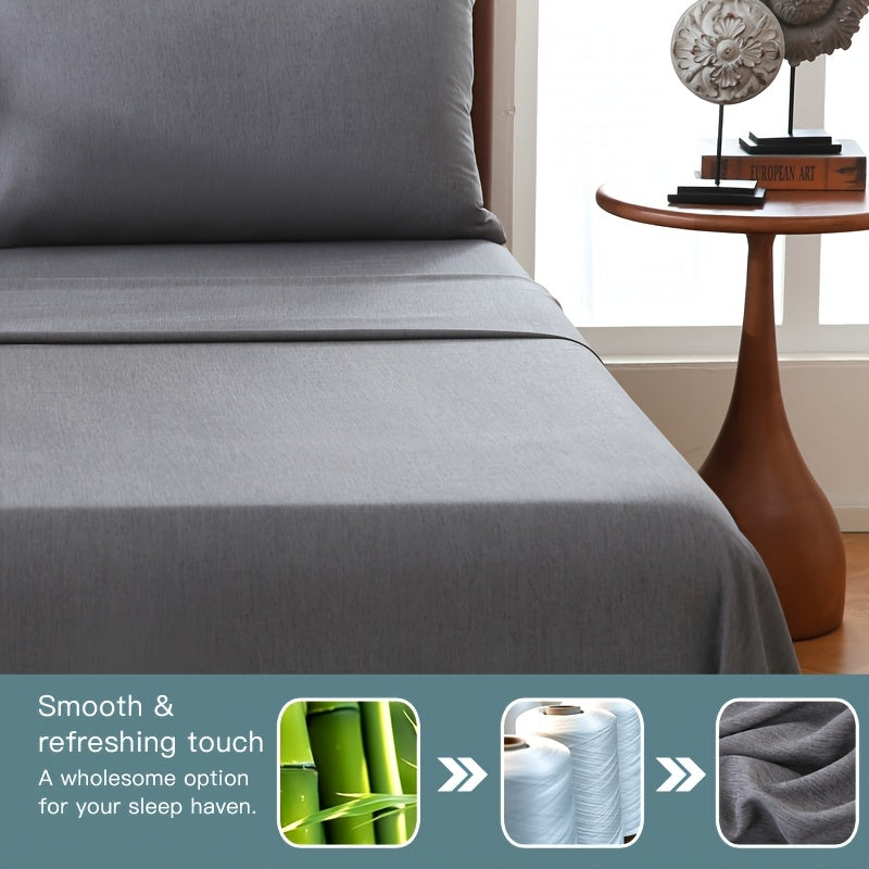 Letni chłodzący pokrowiec na materac z włókna bambusowego – Luksusowy oddychający komfort