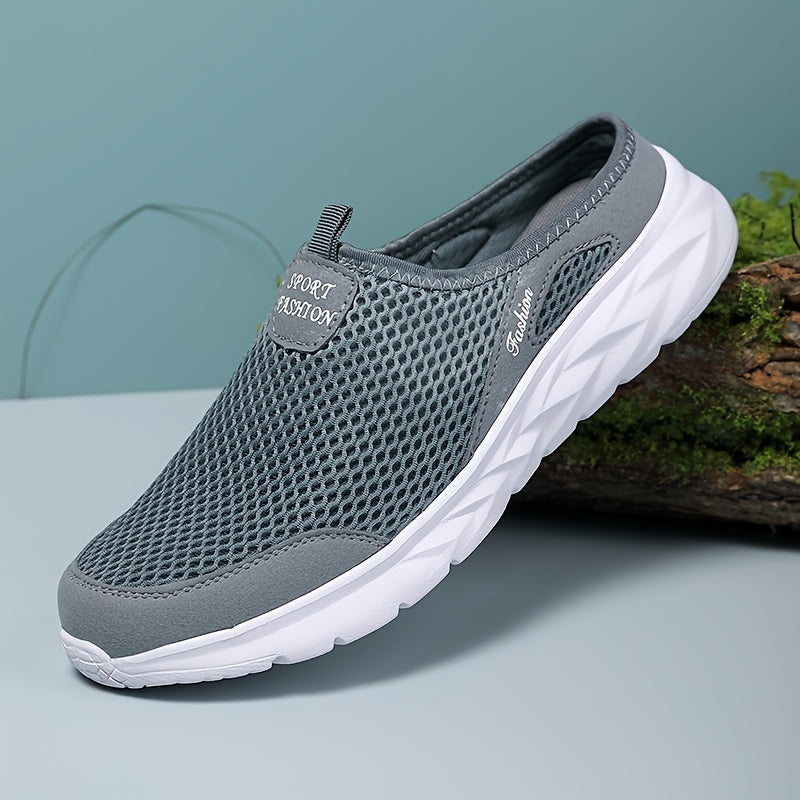 Men's Breathable Slip-On Shoes – Lightweight Mesh Comfort