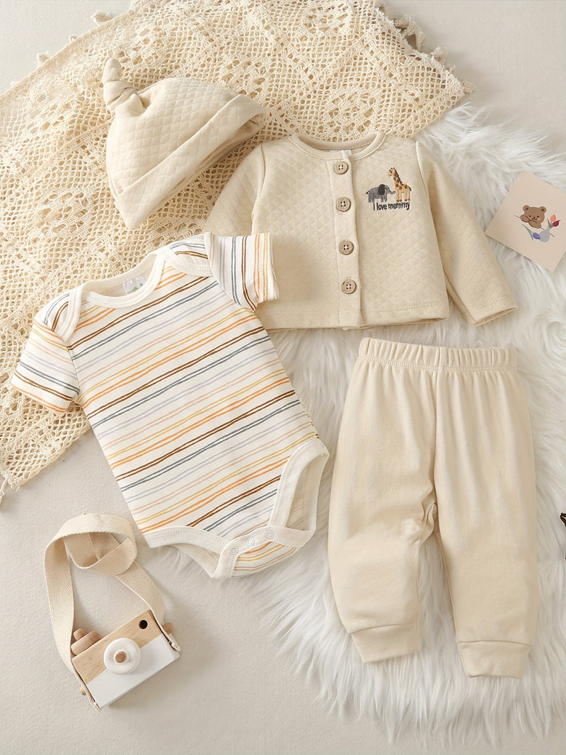 4-częściowy Zestaw dla Chłopców – Idealny na Przygody na Zewnątrz w Jesieni i Zimie