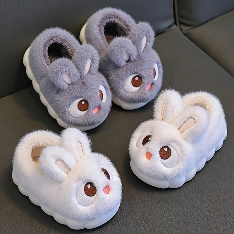 Fluffy Bunny Slippers for Children - For Comfortable Winter Days