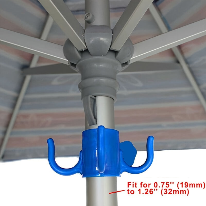 Regulowany Hak na Parasol Plażowy – Przydatny do Ręczników, Torb i Kapeluszy podczas Twoich Przygód na Świeżym Powietrzu