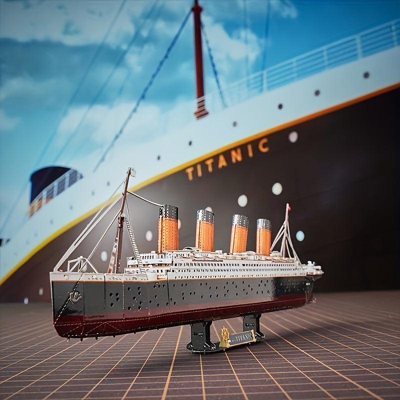 Titanic 3D Metalowy Zestaw Modelarski – Szczegółowy Model DIY dla Kreatywnych Pasjonatów