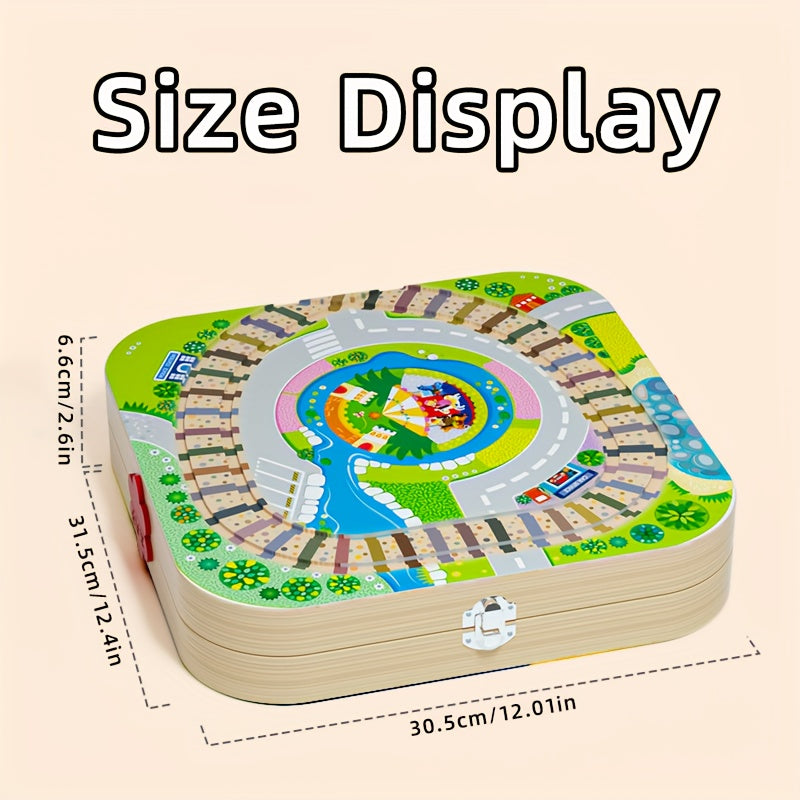 Zestaw Drewnianych Klocków Budowlanych - Radosne Doświadczenie Zabawowe dla Dzieci