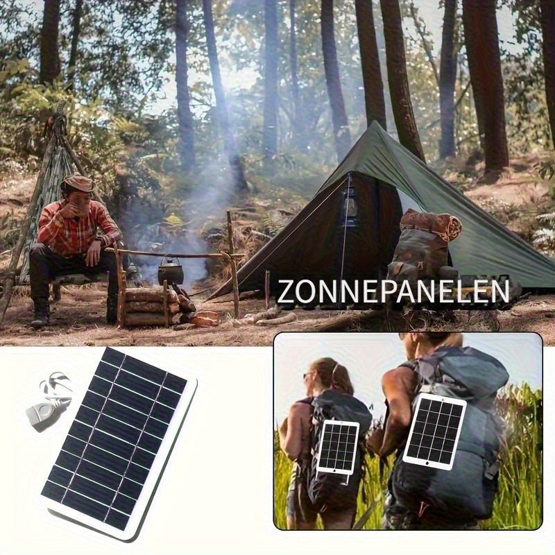 Panou Solar Portabil cu USB – Energie Oriunde și Oricând