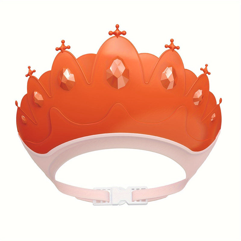 Căciulă de duș pentru copii cu protecție pentru urechi - Căciulă impermeabilă și reglabilă pentru baie pentru spălare în siguranță