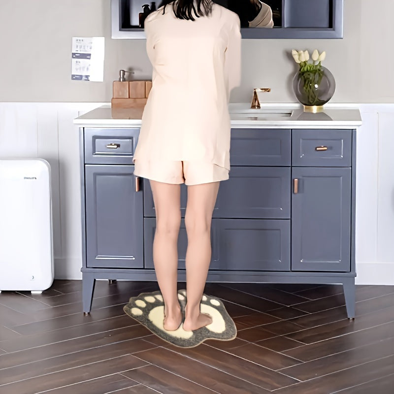 Dywanik w Kształcie Stopy - Wygodny i Bezpieczny do Twojej Łazienki