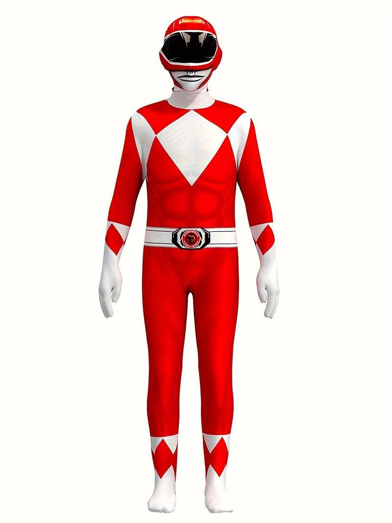 Kostium Power Ranger – Cosplay Czerwonego Rangera dla Dzieci