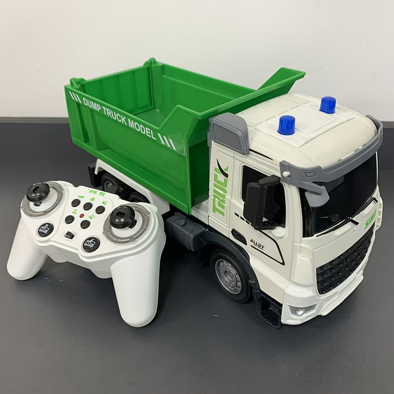 EcoTruck RC Śmieciarka - Realistyczna Zabawka z Efektami Światła i Dźwięku